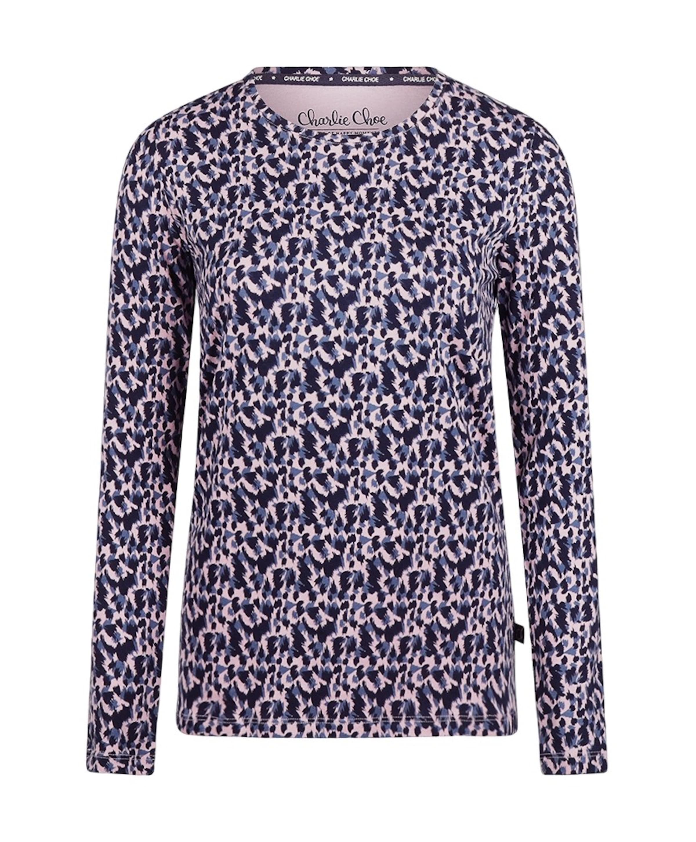 Dames pyjamatop blauw