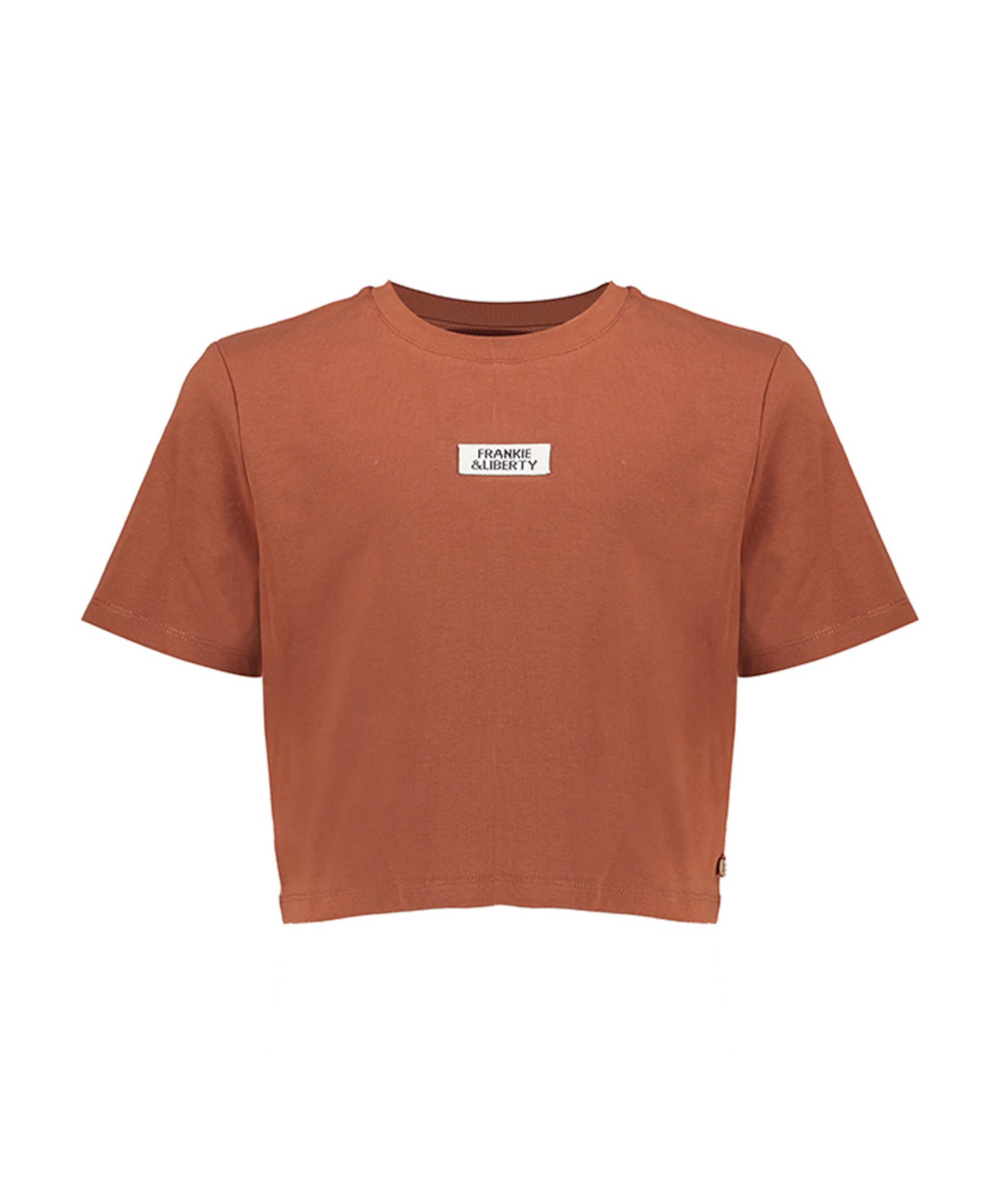 Meisjes t-shirt bruin