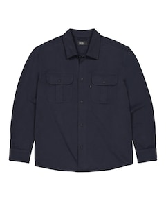 Heren overshirt blauw