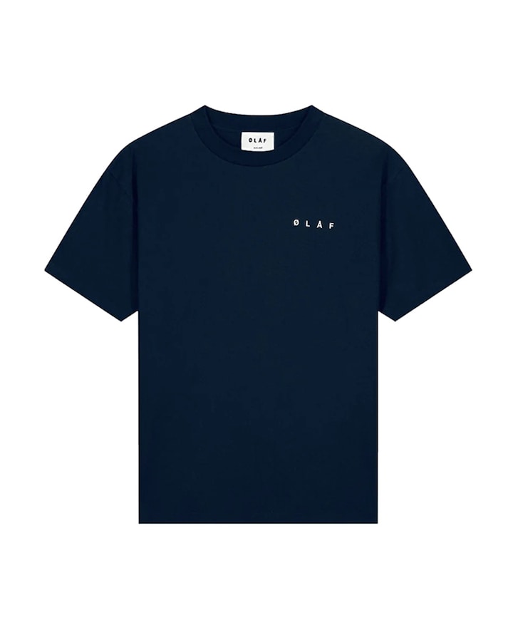 Heren t-shirt blauw