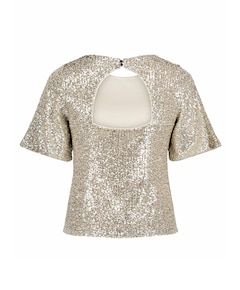 Dames top beige
