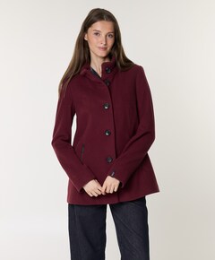Dames jas bordeaux