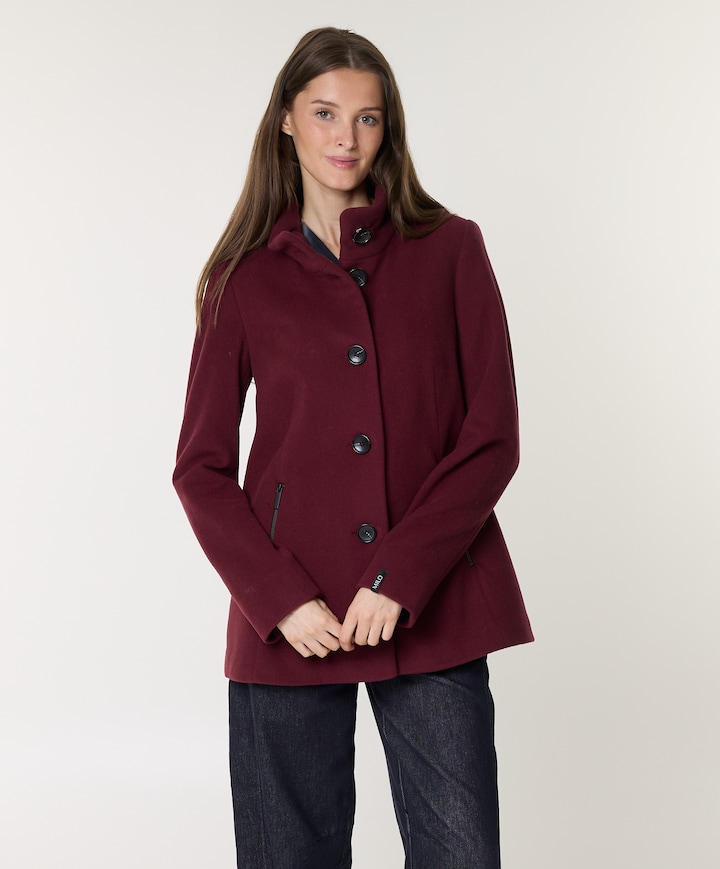 Dames jas bordeaux