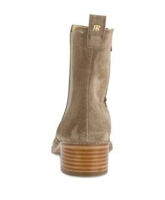 dames enkellaarzen beige