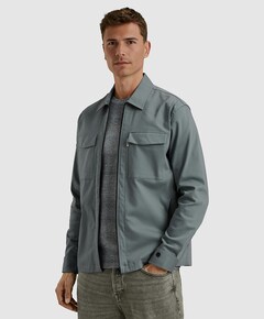 Heren overshirt blauw