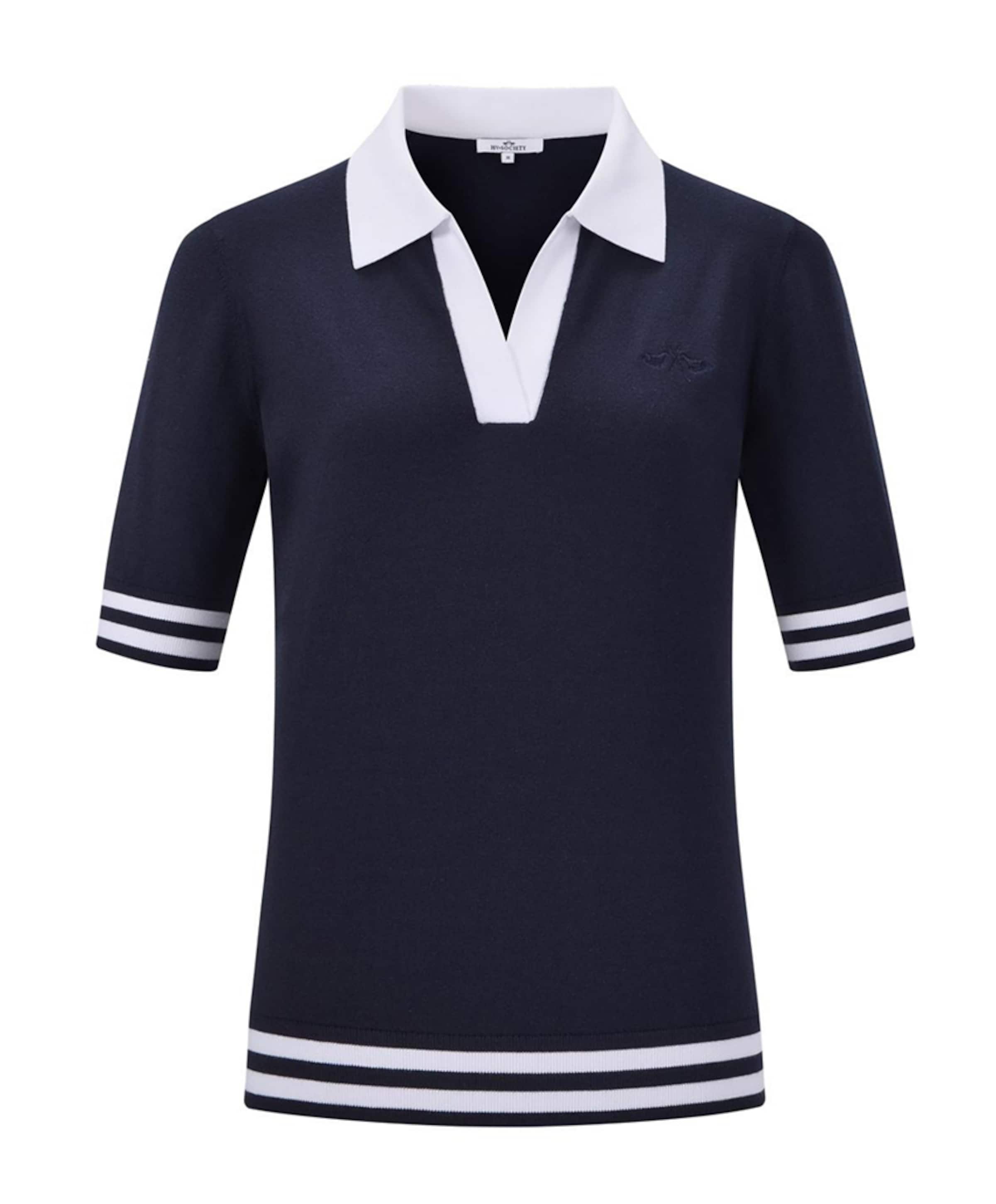 Dames polo blauw