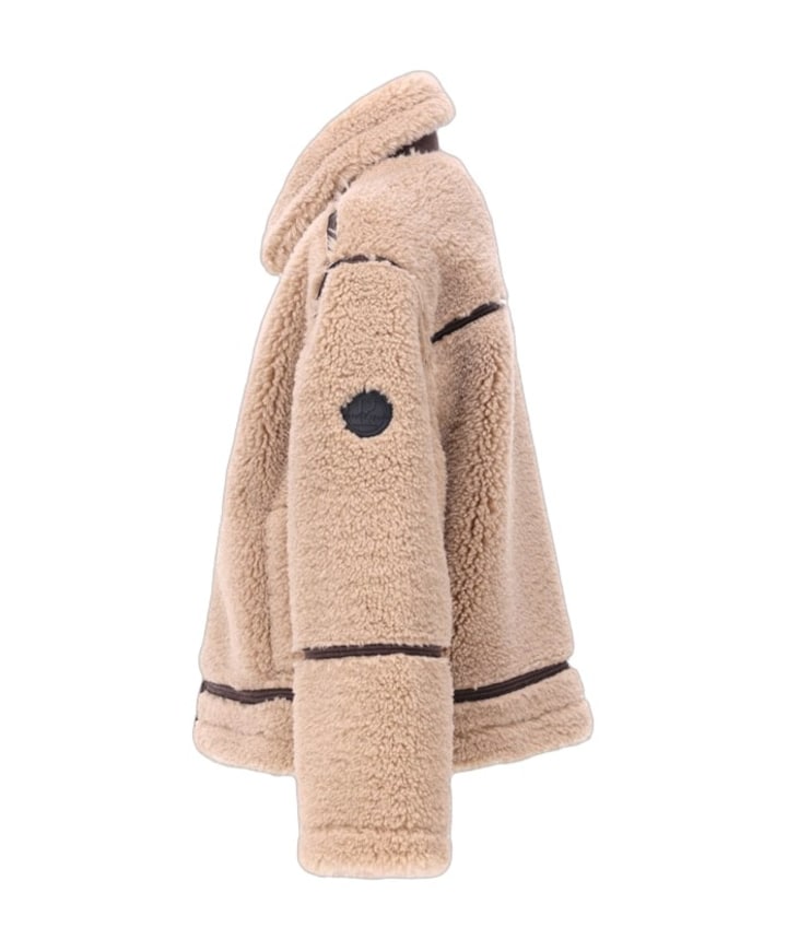 Meisjes jas beige