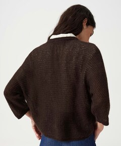 Dames vest bruin