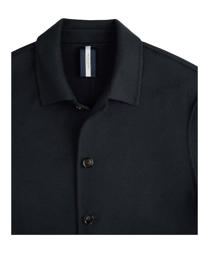 Heren overshirt blauw