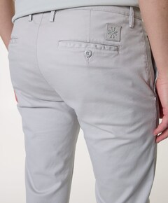 Bobby Slim Fit Pantalone heren pantalon grijs