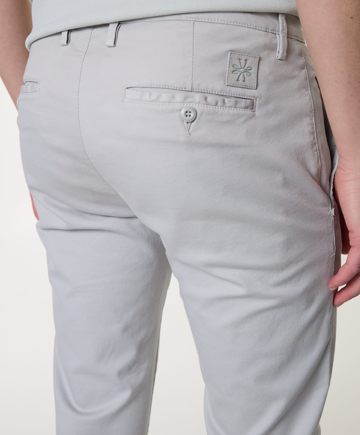 Bobby Slim Fit Pantalone heren pantalon grijs