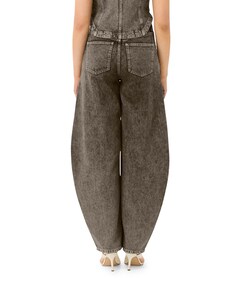 GZjosie HW barrel jeans grijs