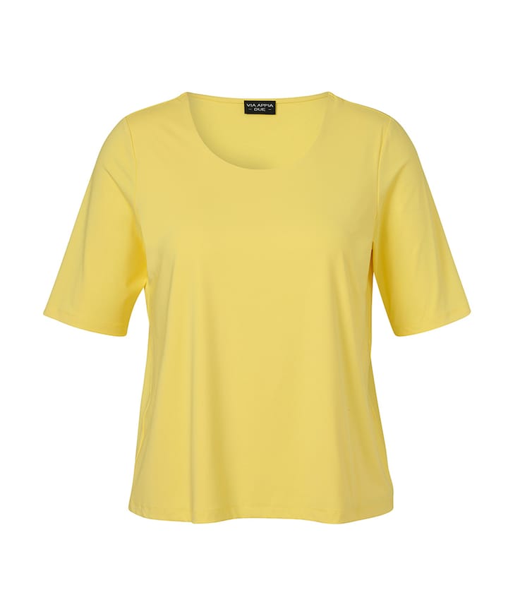 Dames t-shirt geel