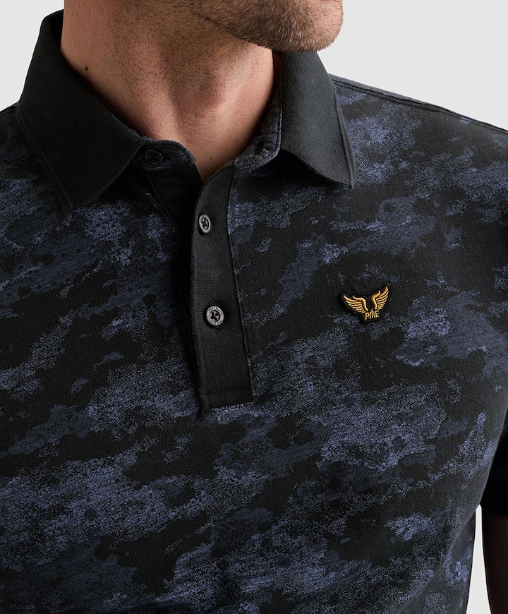 Heren polo grijs