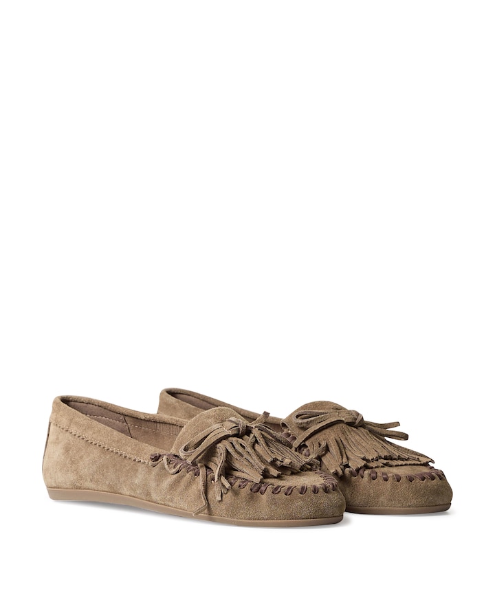 Dames mocassins Zenja bruin