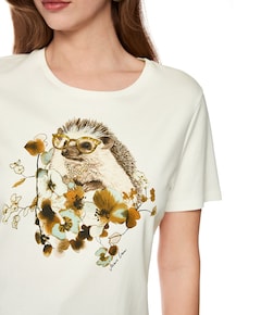 Dames T-shirt ecru