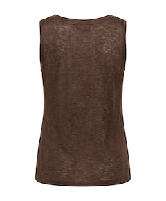 Dames top bruin