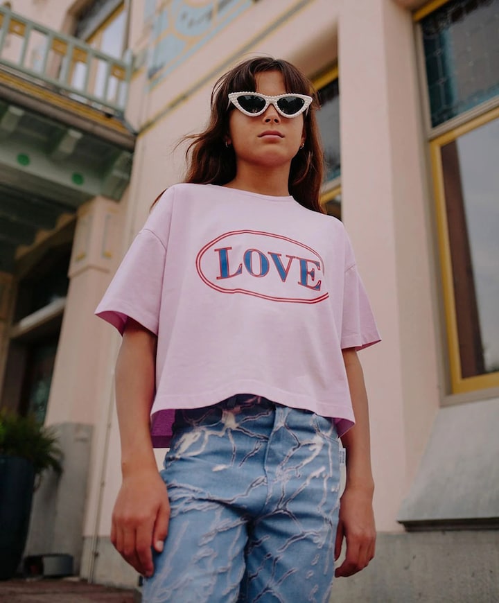 Meisjes t-shirt roze