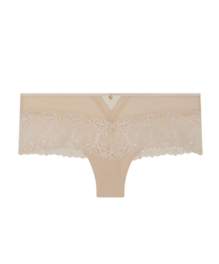 Dames short beige