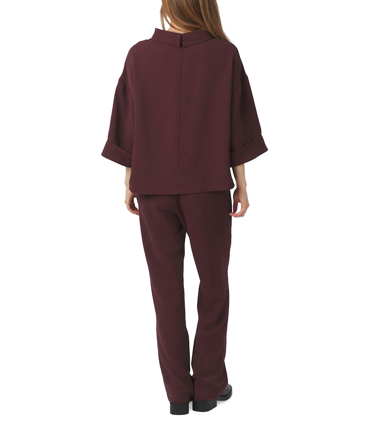Arlo Crepe jumpsuit bordeaux