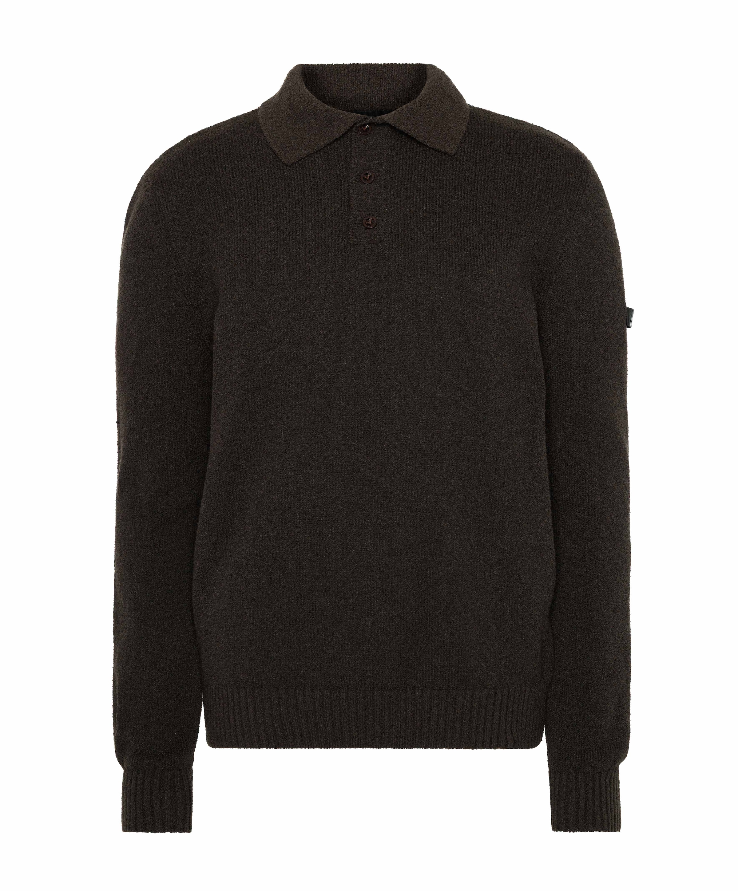 Heren polo bruin