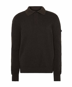 Heren polo bruin