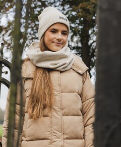 Meisjes hoofdaccessoire beige