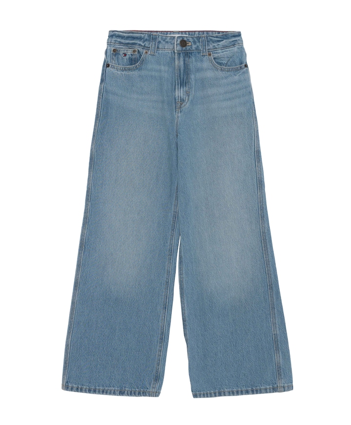 MABEL WIDE LEG LIGHT JEANS meisjes jeans blauw