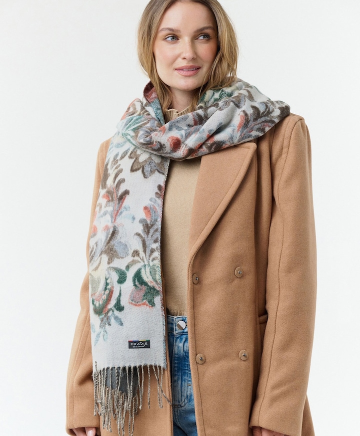 Dames sjaal blauw