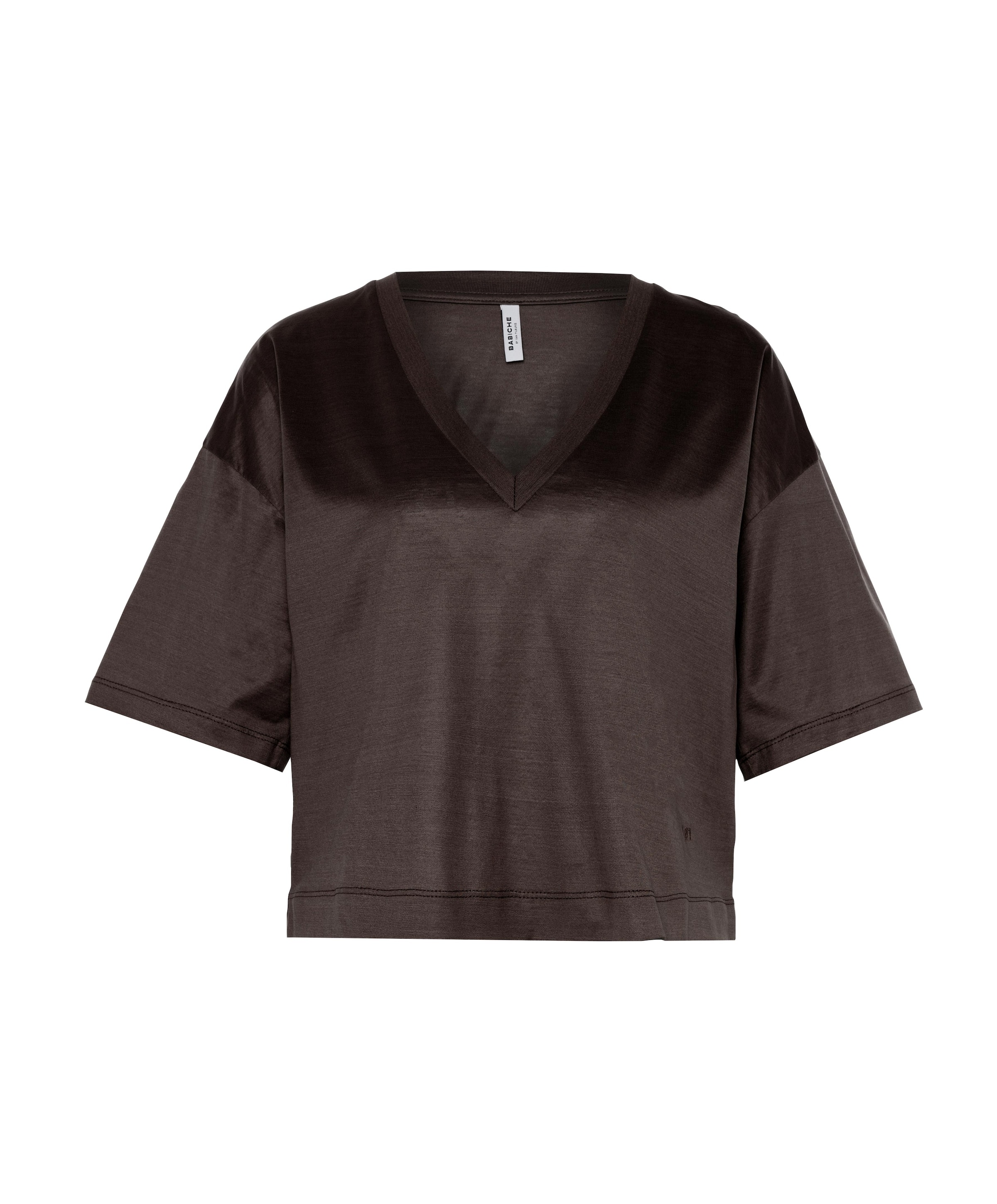 Dames T-shirt bruin