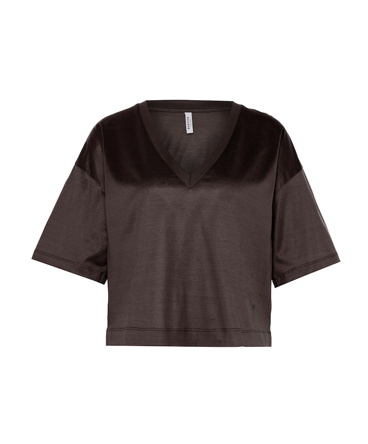 Dames T-shirt bruin