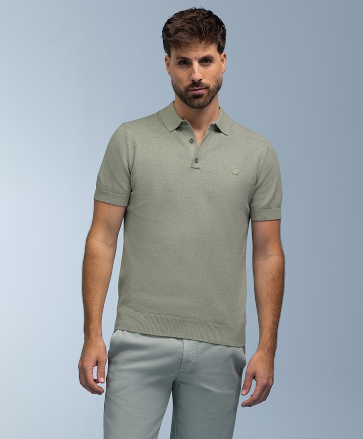 Heren polo groen