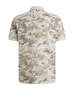 Heren polo ecru