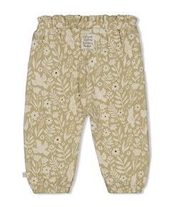 crinkle AOP meisjes broek groen