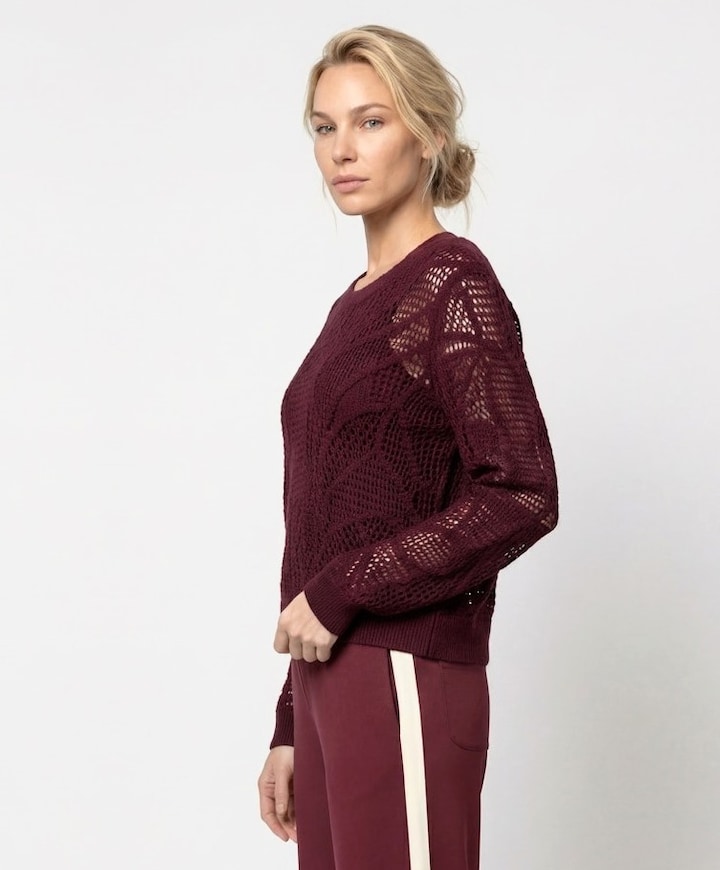 Dames trui bordeaux