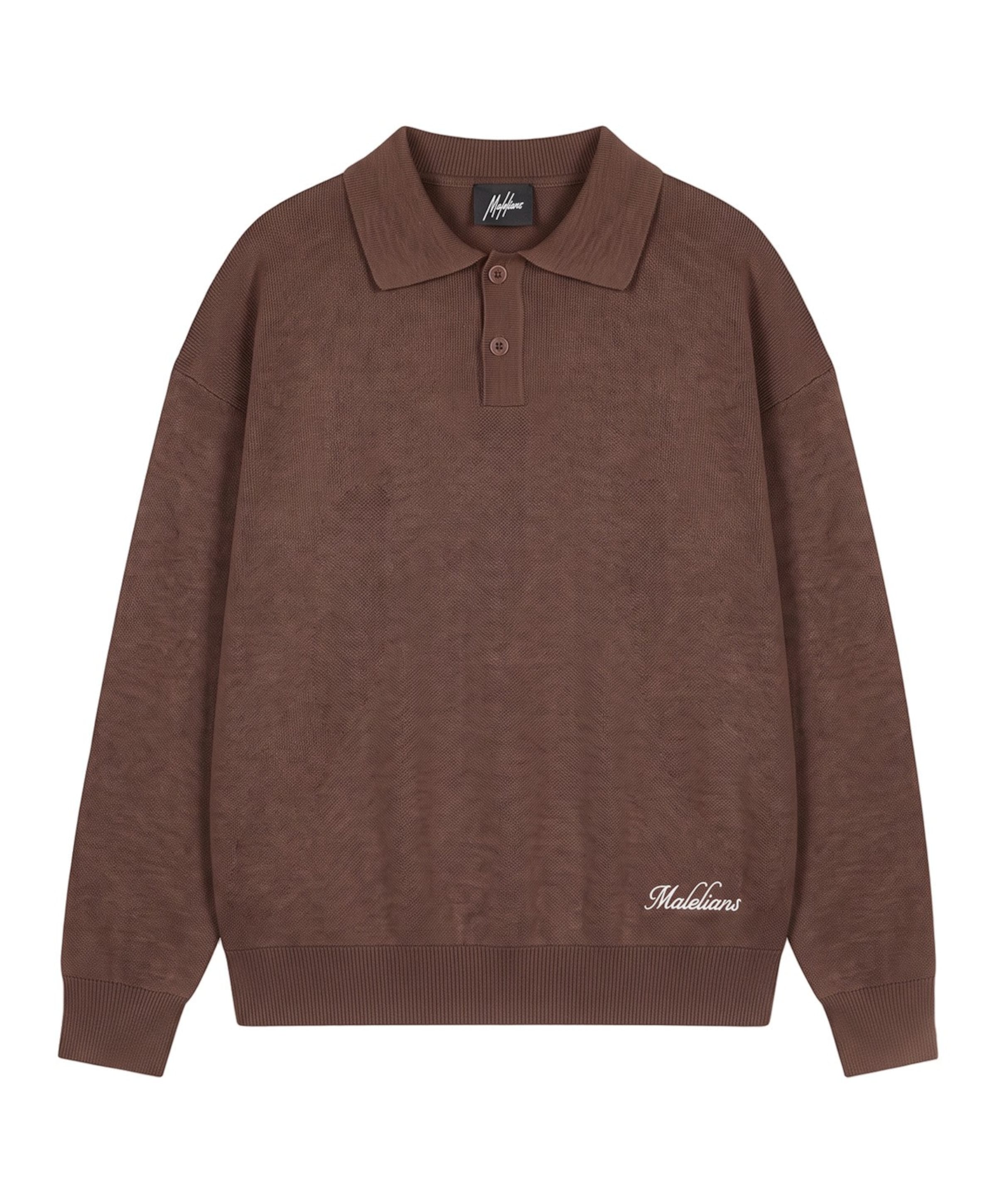 Jongens polo bruin