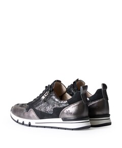 Women Lace-up dames sneakers grijs