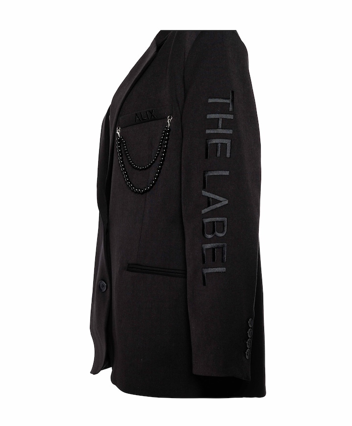 Dames blazer zwart