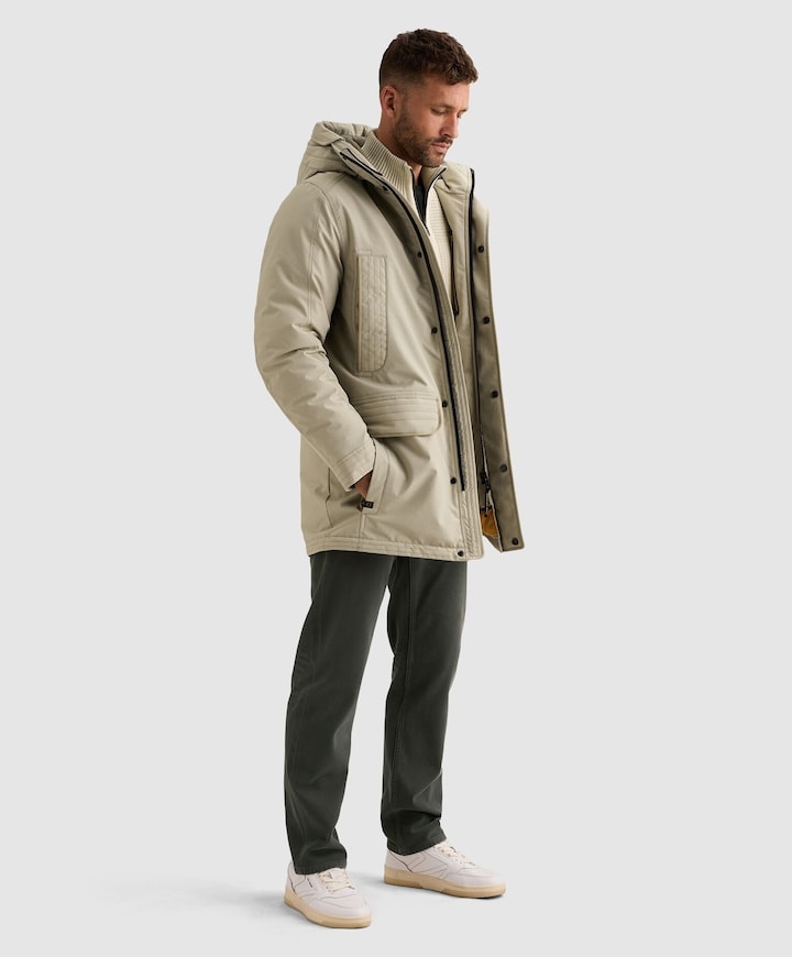 Heren jas beige