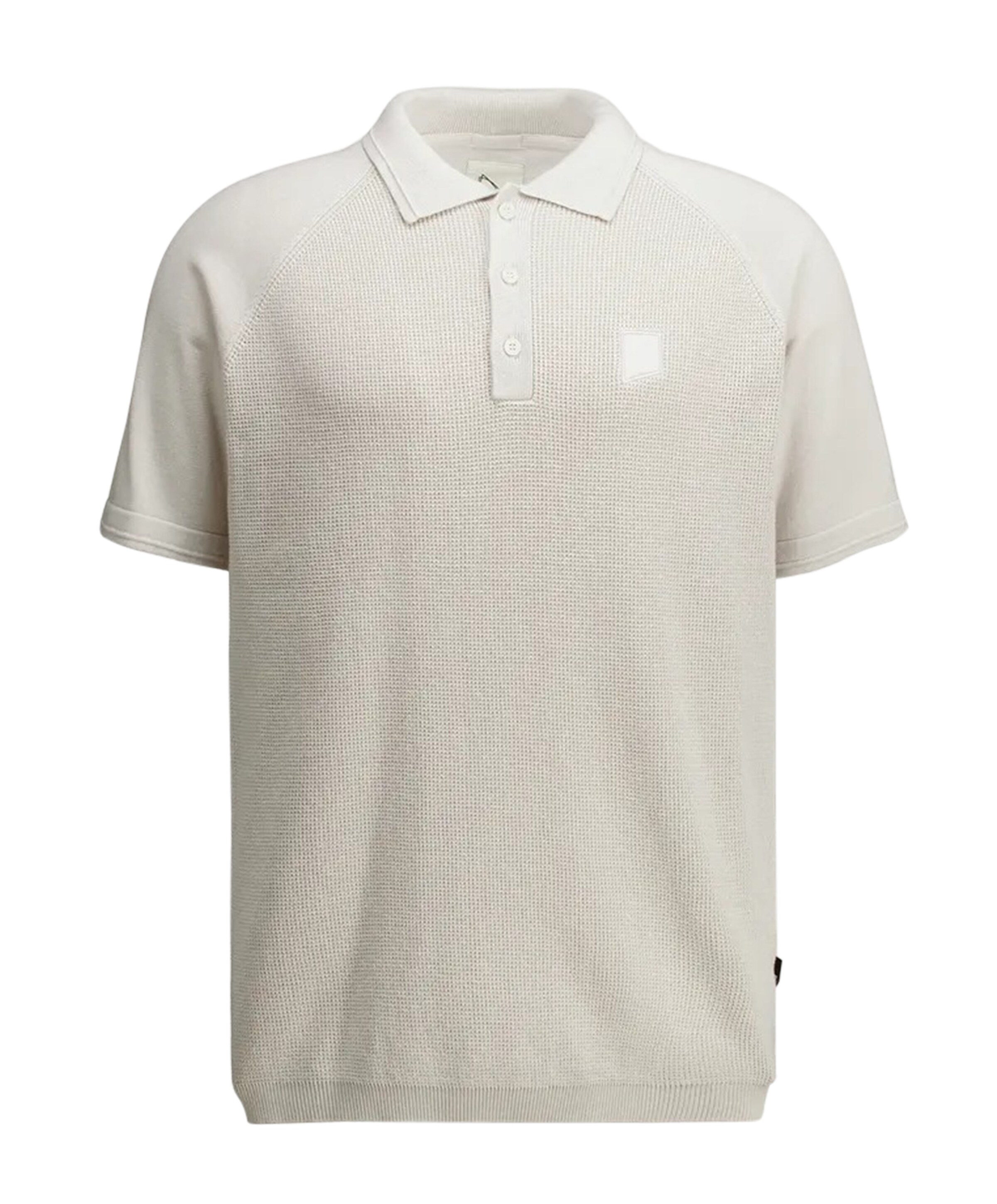 Heren polo ecru