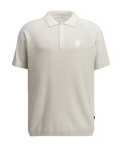Heren polo ecru