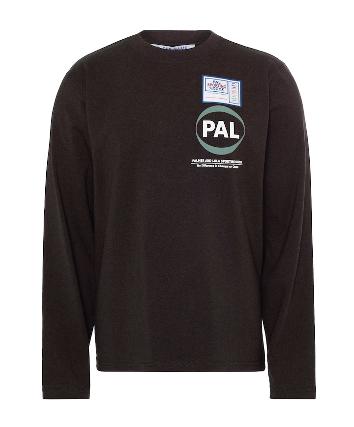 Heren longsleeve bruin