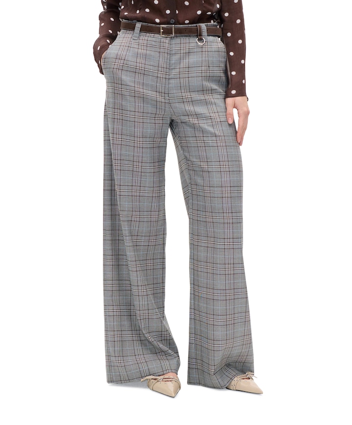 NIKI dames broek grijs