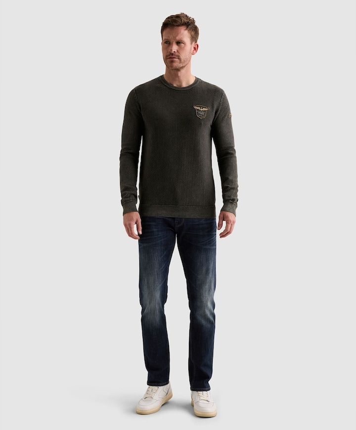 Heren trui blauw