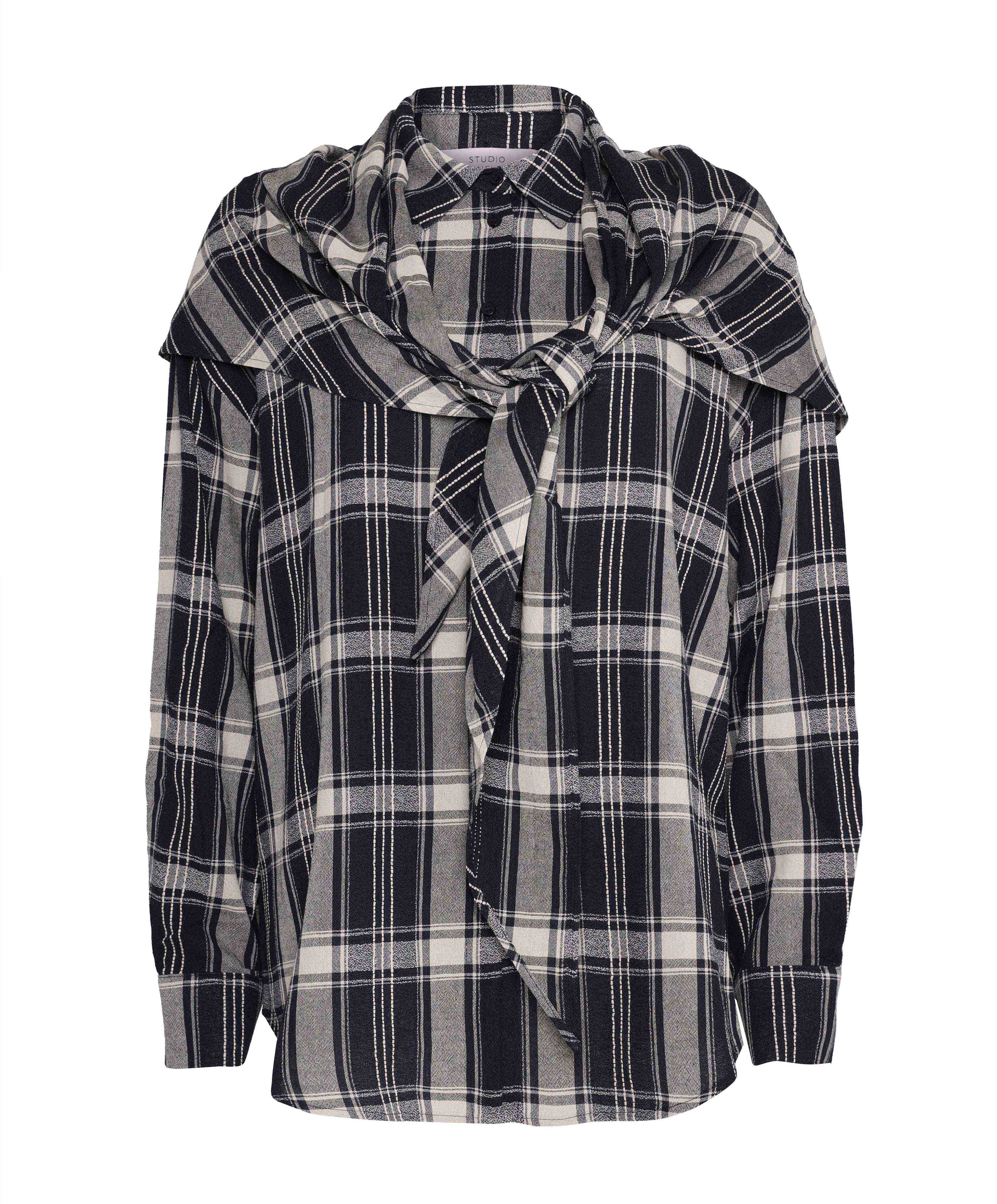 Dames blouse blauw