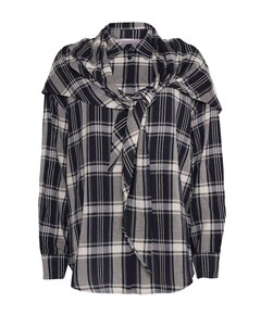 Dames blouse blauw