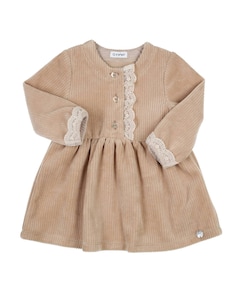 Meisjes jurk beige
