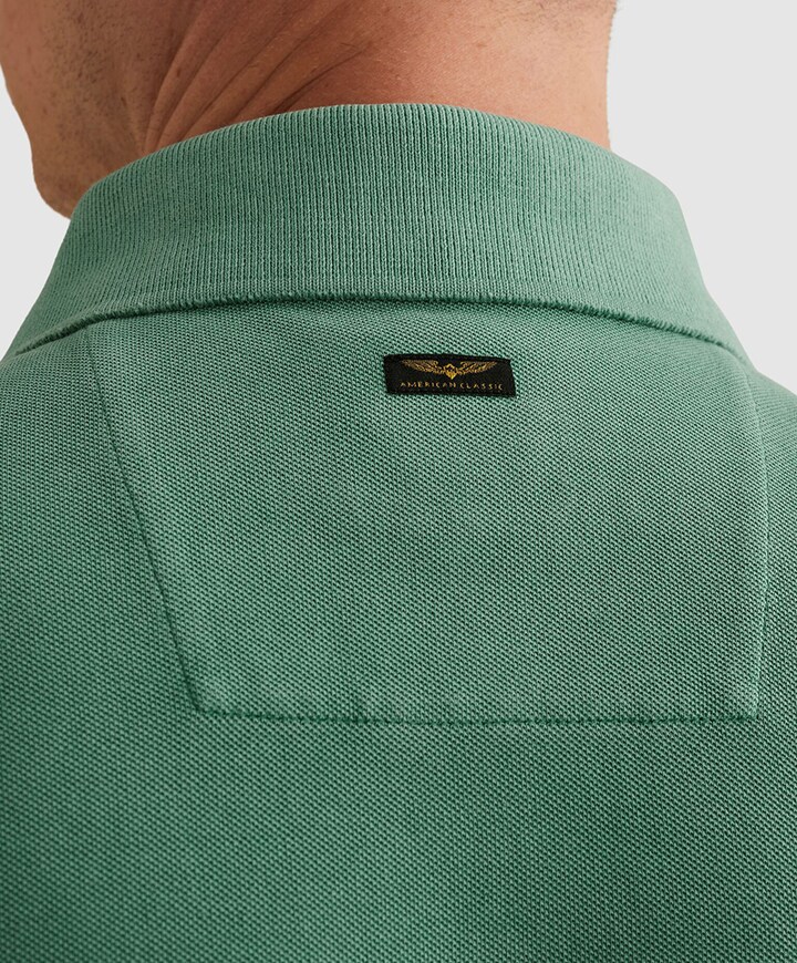 Heren polo blauw
