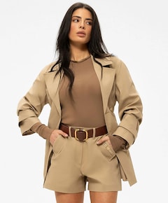 Dames jas beige