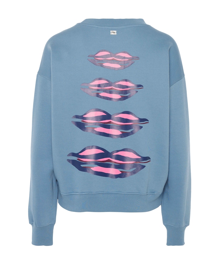 Dames sweater blauw